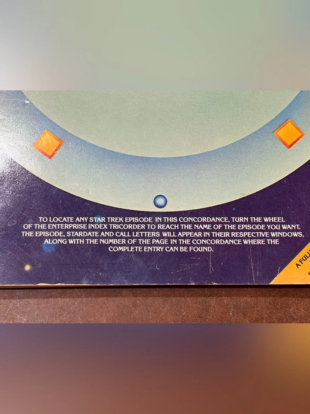 Vinatge-1976 BJO TRIMBLE- Star Trek Concordance- Based on a concept by Dorothy H